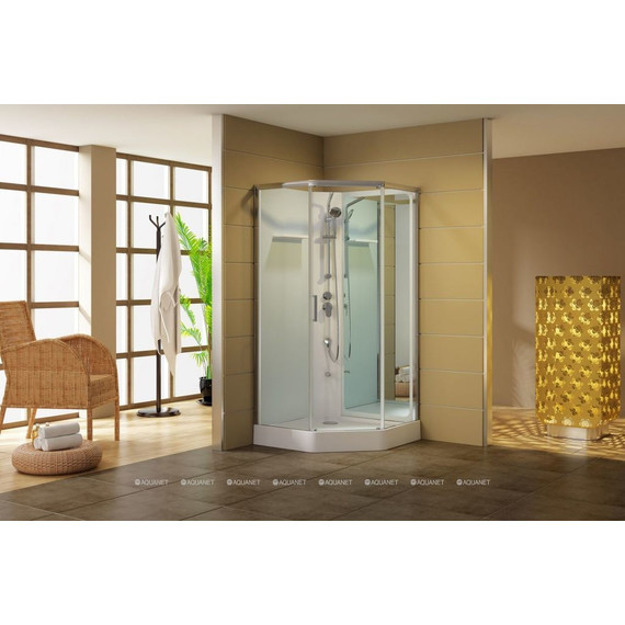 Душевое кабина Aquanet Passion P 2.0 90x90 см 263870, хром/прозрачное (безсиликоновая сборка) - фото 4