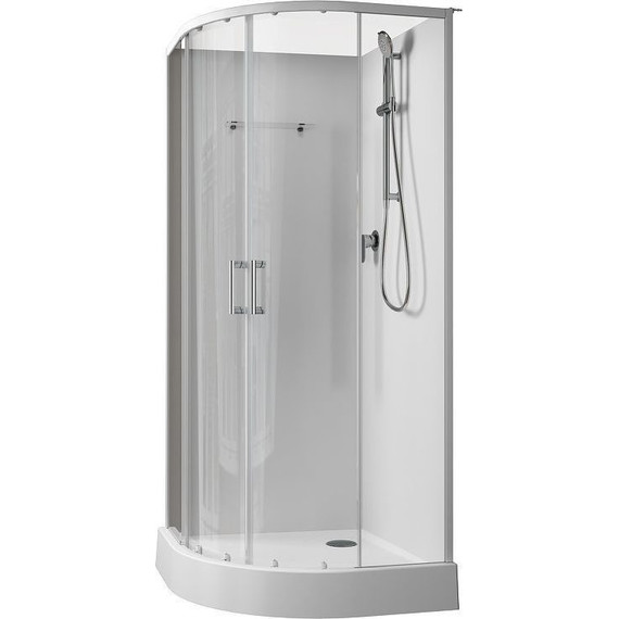 Душевое кабина Aquanet Passion EVO R 90x90 см 267252, белый/прозрачное (безсиликоновая сборка) - фото 3