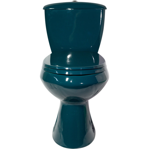Унитаз-компакт Оскольская керамика Элисса Стандарт зеленый с полипропиленовой крышкой 43325130202 - фото 3