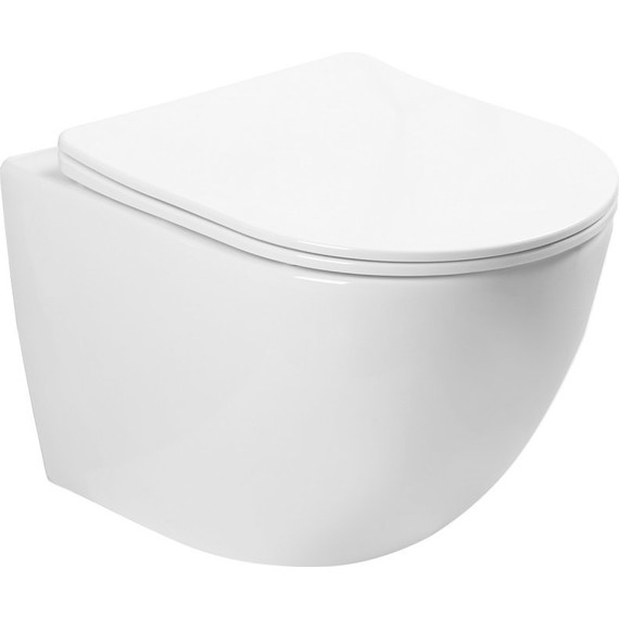 Инсталляция Grohe Rapid SL с подвесным безободковым унитазом SantiLine SL-5005 - фото 2