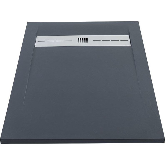 Каменный поддон Aquanet Delight 160x90 см 258901, чёрный - фото 3