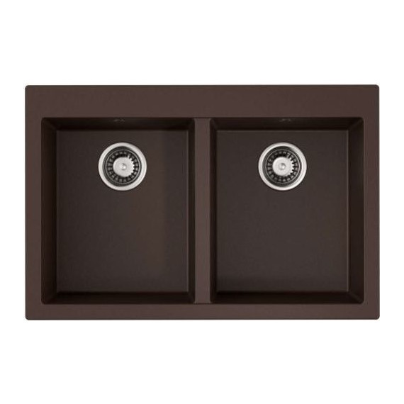 Кухонная мойка Omoikiri Bosen 80-2-DC 4993840, тёмный шоколад, Цвет производителя: тёмный шоколад - фото 