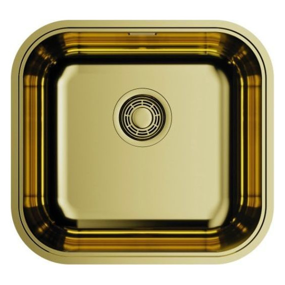 Мойка кухонная Omoikiri Omi 44-U/I-АB (4993190) 0,8 мм, латунь, Цвет производителя: латунь - фото 