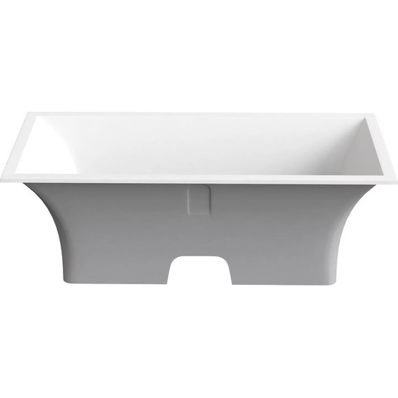 Ванна каменная Bas Мадрид 170x80 см, серый - фото 2