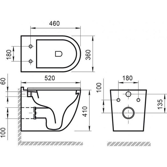 Унитаз подвесной безободковый BelBagno Senso-R BB017CHR - фото 7