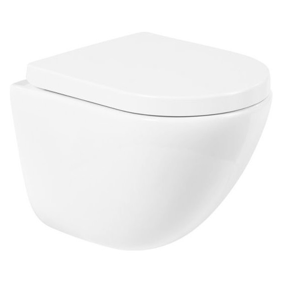 Унитаз подвесной безободковый BelBagno Amanda BB051CHR - фото 