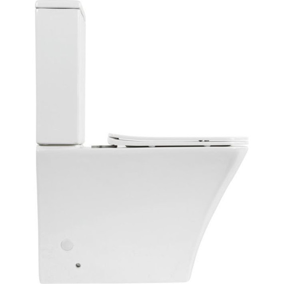 Унитаз-компакт безободковый BelBagno Marmi BB052CPR - фото 9