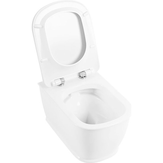 Унитаз подвесной безободковый BelBagno Prado BB10150CH - фото 2