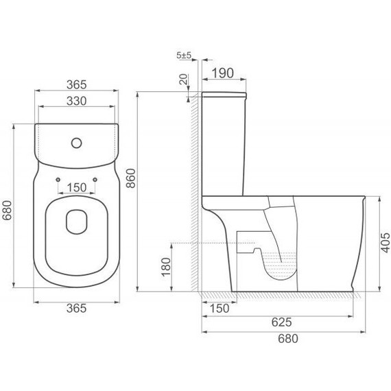 Унитаз-компакт BelBagno Prado BB10150CP - фото 7