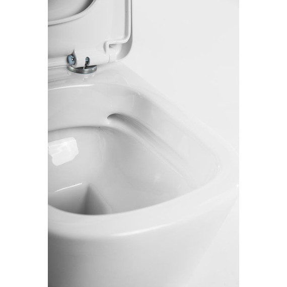 Унитаз подвесной безободковый BelBagno Albano BB120CHR - фото 5