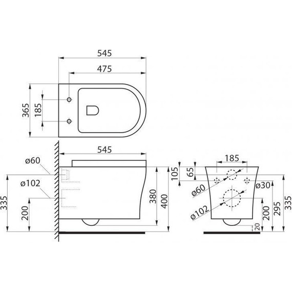 Унитаз подвесной безободковый BelBagno Ancona BB1224CHR-SM - фото 11