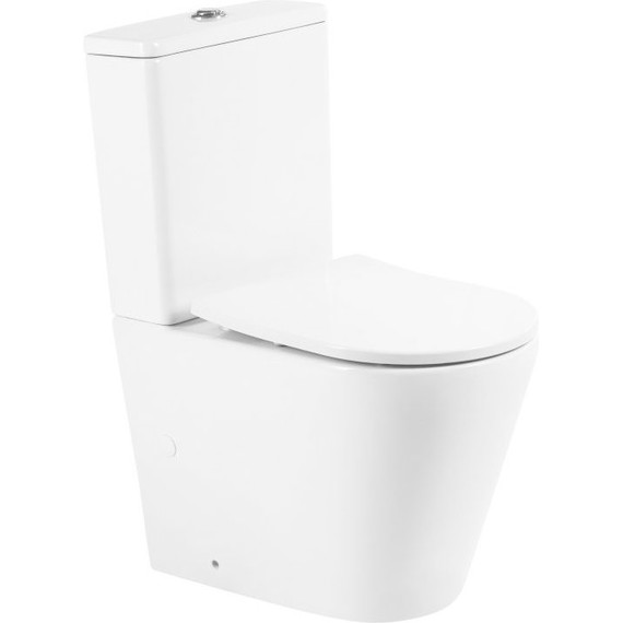 Унитаз-компакт безободковый BelBagno Flay-R BB2149CPR - фото 