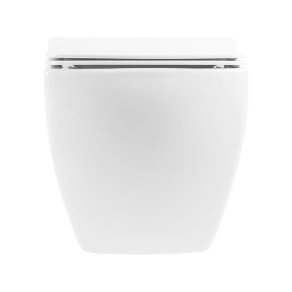 Унитаз подвесной безободковый BelBagno Carina BB514CHR - фото 3