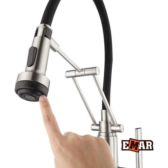 Смеситель для кухни Emar ЕСВ 7012, сатин - фото 17