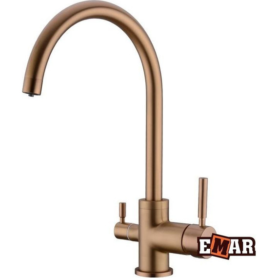 Смеситель для кухни Emar ECB-3007 PVD, Coppery - фото 