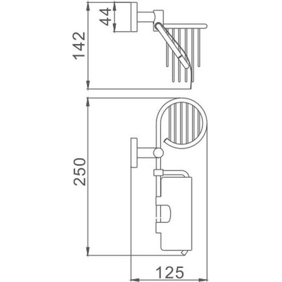 Держатель для туалетной бумаги и дезодоранта Haiba HB8603-1 - фото 2
