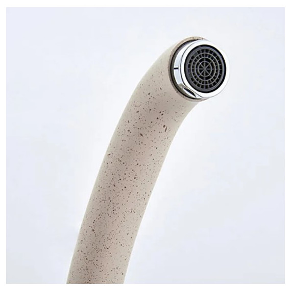 Смеситель для кухни Ledeme L5913K, бежевый - фото 6