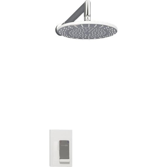 Душевая система для душа WasserKraft A12667WHITE, хром/белый - фото 