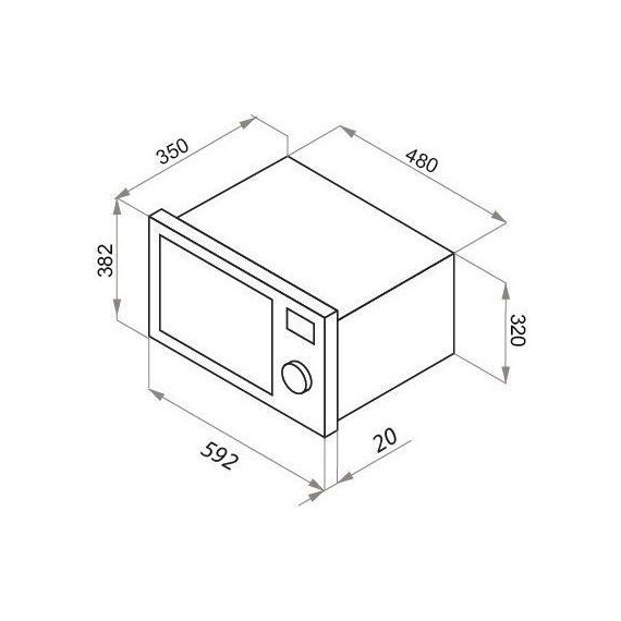 Встраиваемая микроволновая печь Maunfeld XBMO202S - фото 10