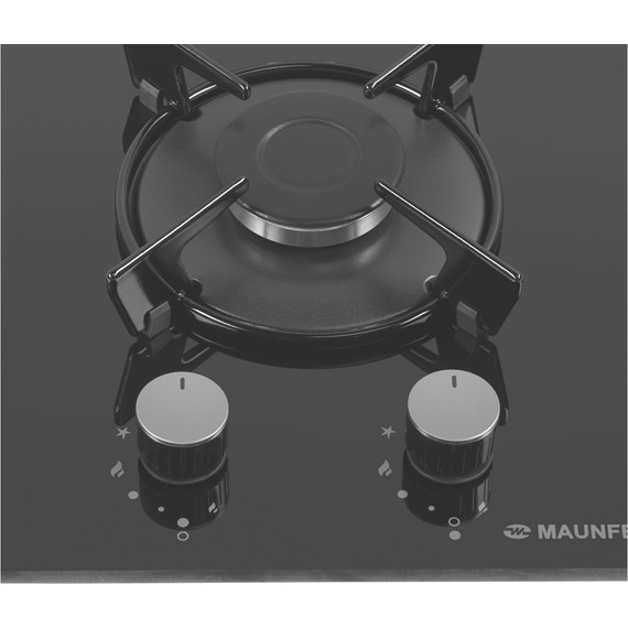 Газовая варочная поверхность Maunfeld EGHG.32.1EB/G Domino (чёрное стекло) - фото 7