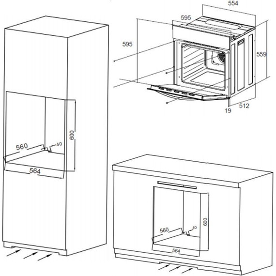 Электрический духовой шкаф Maunfeld EOEC.564B - фото 16