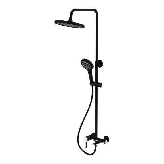 Душевая стойка Gappo G2403-6, черный/хром - фото 