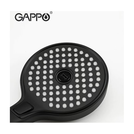 Душевая стойка Gappo G2403-6, черный/хром - фото 5