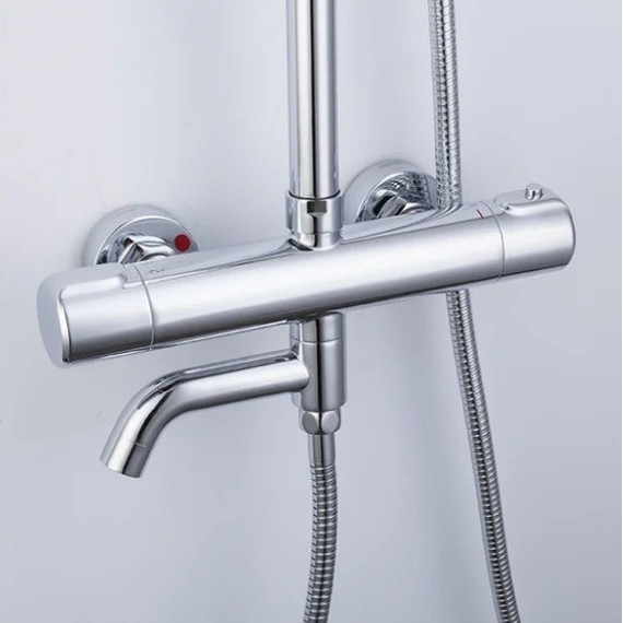 Душевая стойка с термостатом Gappo G2490, Цвет производителя: хром - фото 5