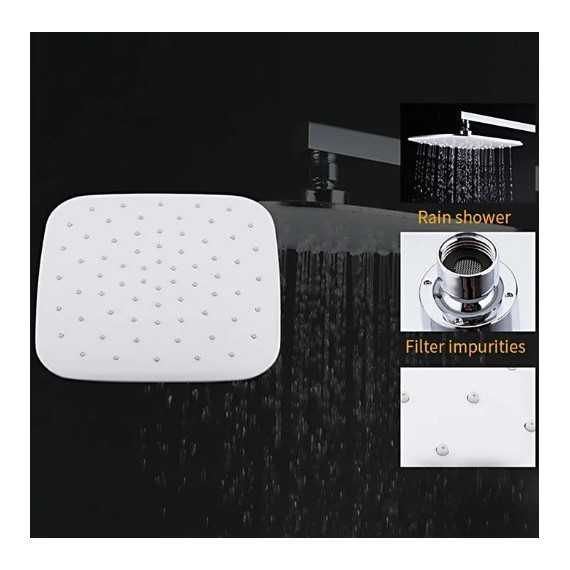 Душевая стойка Gappo Futura G2417-8, белый/хром - фото 4