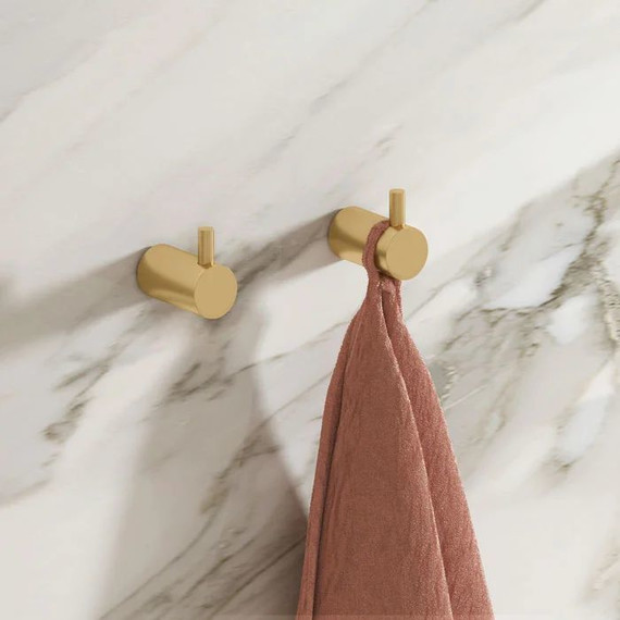 Двойной крючок Iddis Petite PET2G02i41, цвет золото матовое - фото 2