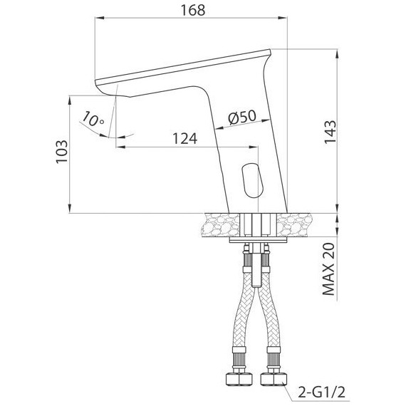 Смеситель для раковины Iddis Pulse PULSBS2i86 - фото 3