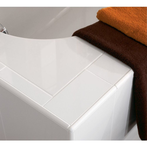 Ванна квариловая Villeroy&Boch Oberon 170x75 см UBQ170OBE2V-01 с ножками, Размер - мм: 1700х750 - фото 4