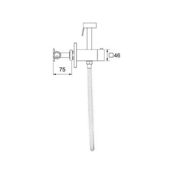 Набор для гигиенического душа с термостатом Gappo G7207-40 - фото 10