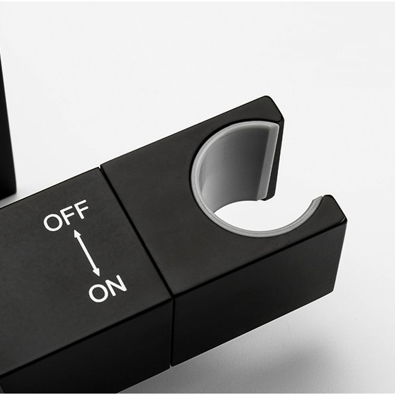 Набор для гигиенического душа с термостатом Gappo G7207-60, черный - фото 6