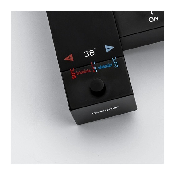 Набор для гигиенического душа с термостатом Gappo G7207-60, черный - фото 5