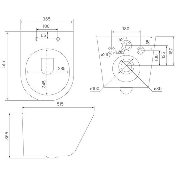 Унитаз подвесной безободковый Iddis Calipso CALR3BMi25 с крышкой микролифт, Цвет производителя: чёрный матовый - фото 10