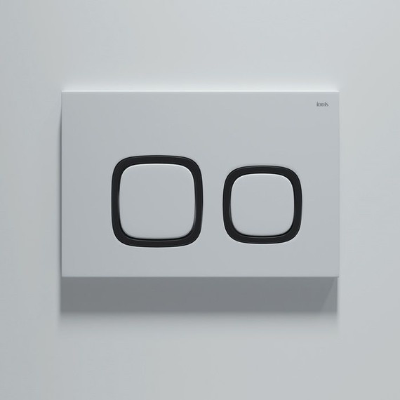 Кнопка смыва Iddis Unifix UNI04WBi77, белый матовый - фото 3