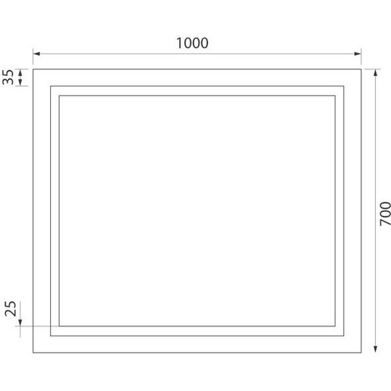 Зеркало Iddis Zodiac 100 см ZOD1000i98 - фото 6