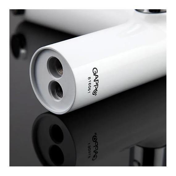 Смеситель для ванны Gappo Noar G1148, белый/хром - фото 5