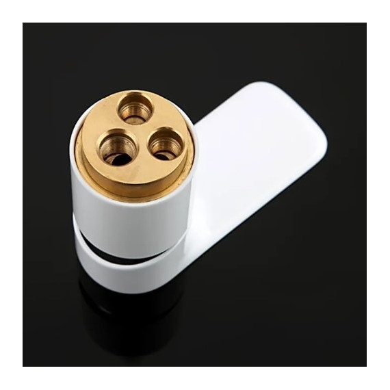 Смеситель для ванны Gappo Noar G1148, белый/хром - фото 7