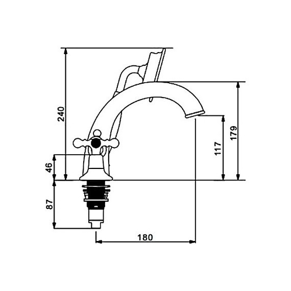 Смеситель для ванны Gappo G1189-4, бронза - фото 9