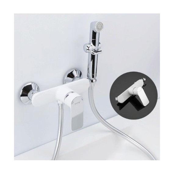 Набор для гигиенического душа Gappo Noar G2048-8, белый/хром - фото 2