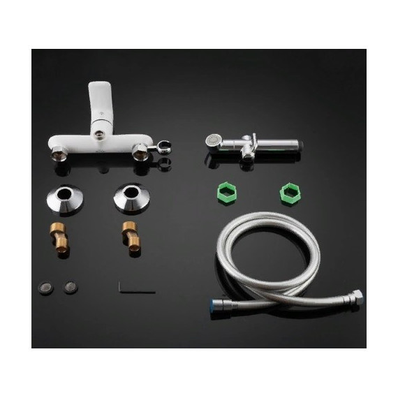 Набор для гигиенического душа Gappo Noar G2048-8, белый/хром - фото 6