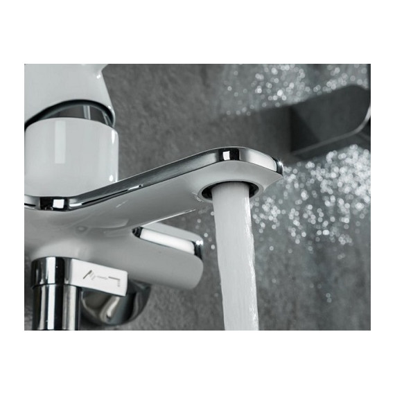 Смеситель для ванны с душевым гарнитуром Gappo G3203-8, белый/хром - фото 3