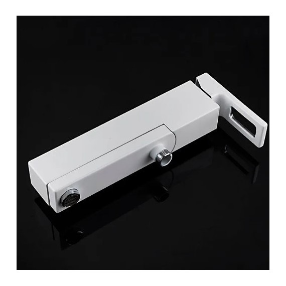 Смеситель для ванны с душевым гарнитуром Gappo Futura G3217-8, белый/хром - фото 5