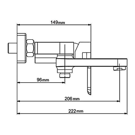 Смеситель для ванны с душевым гарнитуром Gappo G3248, белый/хром - фото 11