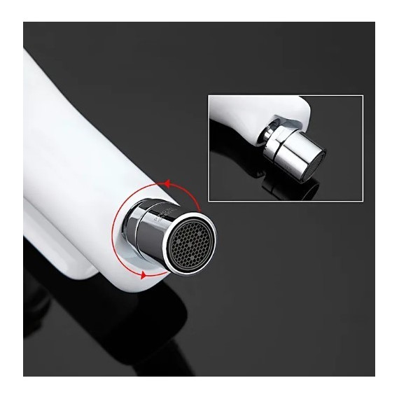 Смеситель для биде Gappo G5048, белый/хром - фото 8