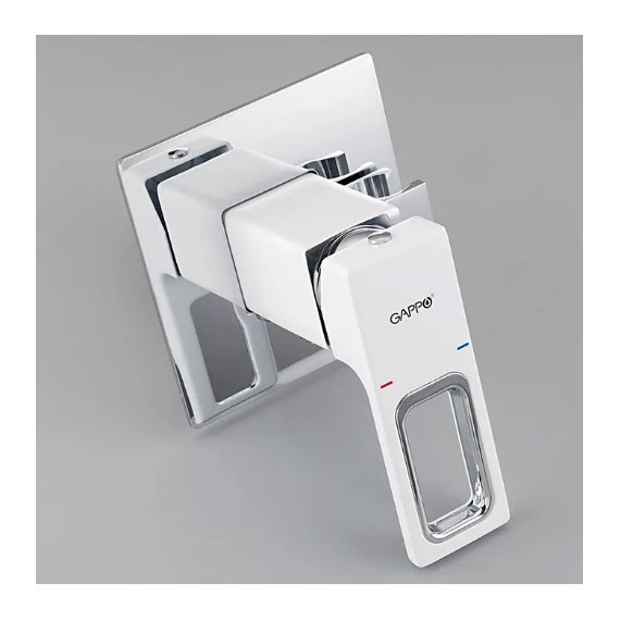 Набор для гигиенического душа Gappo G7217-8, белый/хром - фото 4