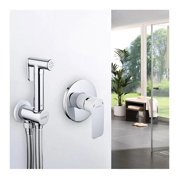 Набор для гигиенического душа Gappo Noar G7248, белый/хром - фото 2