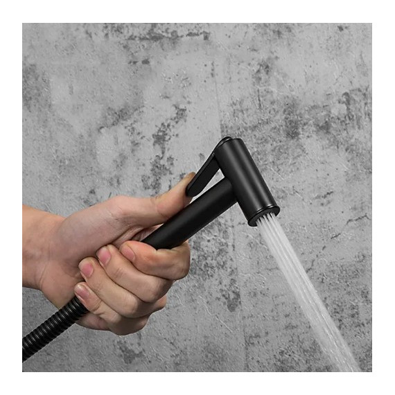 Набор для гигиенического душа с термостатом Gappo G7290-6, черный - фото 3